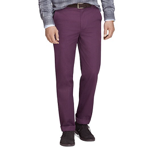 Clark Fit Vintage-Finish Chinos - Blackberry
